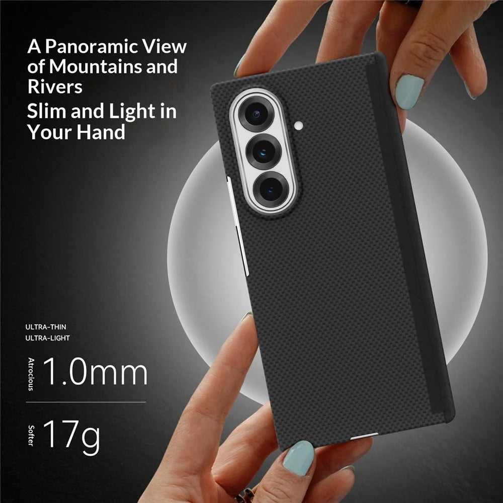 GKK For Samsung Galaxy Z Fold8 Ultra Case Texture Dual Axis PC Slim Phone Cover Magnetic Hinge Protection - Black - 4