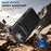 For iPhone 17e  /  16e Case Card Holder Leather + TPU Anti-drop Phone Cover - Black - 5