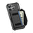 For iPhone 17 Case Card Holder Leather + TPU Anti-drop Phone Cover - Black - 3
