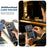 For iPhone 17 Case Card Holder Leather + TPU Anti-drop Phone Cover - Black - 7