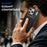 For iPhone 17 Pro Case Card Holder Leather + TPU Anti-drop Phone Cover - Black - 6