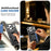 For iPhone 17 Pro Case Card Holder Leather + TPU Anti-drop Phone Cover - Black - 7