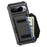 For Google Pixel 10  /  10 Pro Case Card Holder Leather + TPU Anti-drop Phone Cover - Black - 3