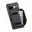 For Google Pixel 9a Case Card Holder Leather + TPU Anti-drop Phone Cover - Black - 3