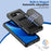 For Google Pixel 9a Case Card Holder Leather + TPU Anti-drop Phone Cover - Black - 4