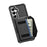 For Samsung Galaxy A27 5G Case Card Holder Leather + TPU Anti-drop Phone Cover - Black - 3
