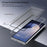 For Samsung Galaxy Z Fold7 5G Magnetic Case Clear PC Phone Cover with Privacy Screen Protector - Transparent - 2