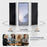 For Samsung Galaxy Z Fold7 5G Magnetic Case Clear PC Phone Cover with Privacy Screen Protector - Transparent - 3
