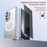 For Samsung Galaxy Z Fold7 5G Magnetic Case Clear PC Phone Cover with Privacy Screen Protector - Transparent - 4
