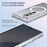 For Samsung Galaxy Z Fold7 5G Magnetic Case Clear PC Phone Cover with Privacy Screen Protector - Transparent - 5