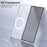 For Samsung Galaxy Z Fold7 5G Magnetic Case Clear PC Phone Cover with Privacy Screen Protector - Transparent - 6