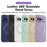For Google Pixel 11 Pro Case Rotating Magnetic Kickstand Leather Anti-Slip Back Cover with Tempered Glass Screen Protector - Purple - 7