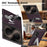 For Samsung Galaxy Z Fold8 Magnetic Case Rotating Kickstand Leather Coated PC Phone Cover - Dark Purple - 5