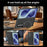 For Samsung Galaxy Z Fold8 Ultra Magnetic Case Carbon Fiber Texture PU + TPU Kickstand Phone Cover - Black - 4