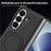 For Samsung Galaxy Z Fold8 Ultra Magnetic Case Carbon Fiber Texture PU + TPU Kickstand Phone Cover - Black - 5