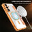 For Samsung Galaxy S26 Magnetic Case RFID Blocking Card Slots Leather Cover - Orange - 3