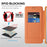 For Samsung Galaxy S26 Magnetic Case RFID Blocking Card Slots Leather Cover - Orange - 4