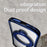 For Samsung Galaxy S26+ Case Rotating Magnetic Kickstand Shockproof TPU Electroplating Phone Cover - Dark Blue - 6