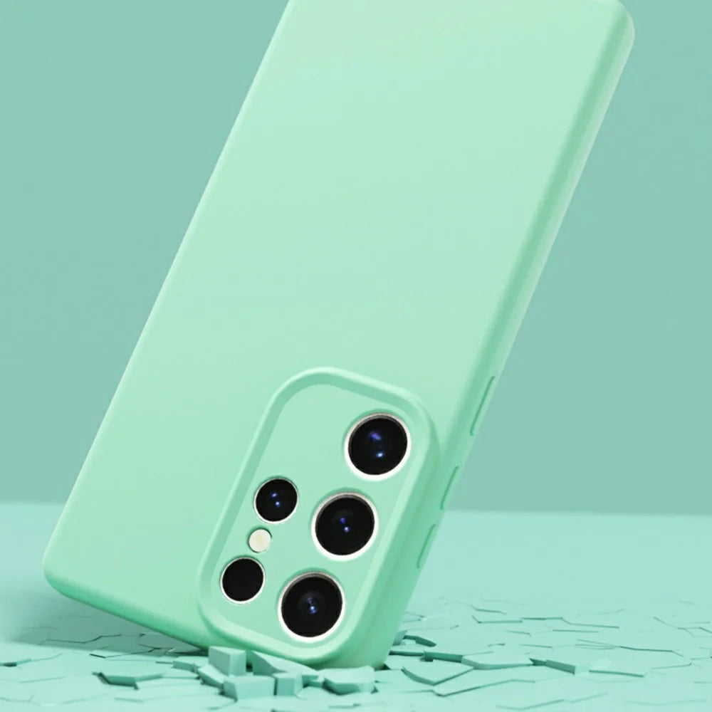 YCADEN For Samsung Galaxy S26 Ultra Magnetic Case Precise Cutouts TPU Phone Back Cover - Grass Green - 5