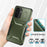 For Samsung Galaxy A27 5G Case Camshield TPU + PC Phone Cover Non-Slip Side Edge - Green - 4