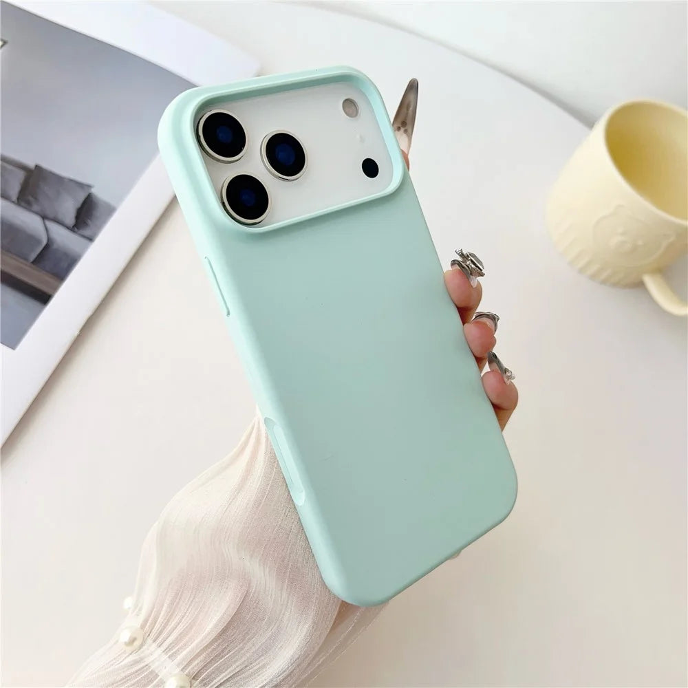 For iPhone 18 Pro Max / 17 Pro Max Case Compatible with MagSafe Liquid Silicone Phone Back Cover - Green - 2