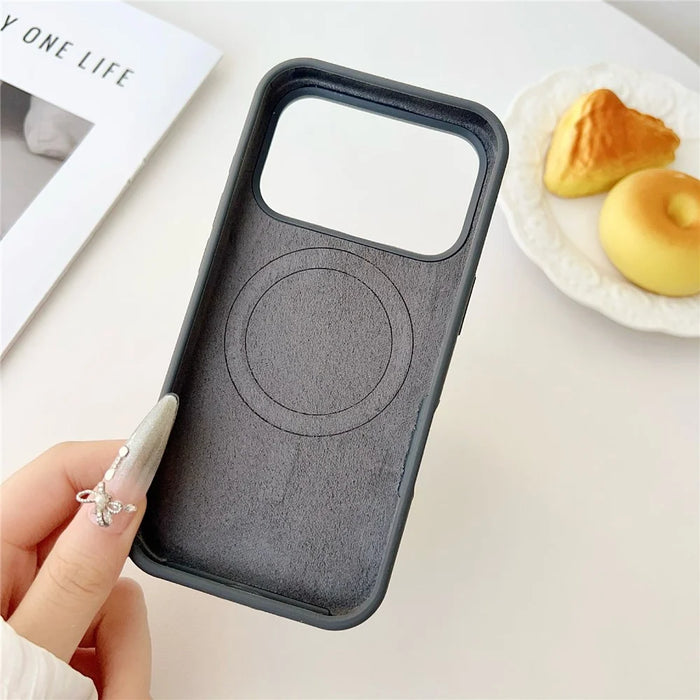 For iPhone 18 Pro Max / 17 Pro Max Magnetic Case Liquid Silicone Anti-Drop Phone Back Cover - Blue - 4