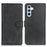 For Samsung Galaxy S26 FE Case Cowhide Texture Leather Wallet Stand Phone Cover - Black - 1