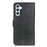 For Samsung Galaxy S26 FE Case Cowhide Texture Leather Wallet Stand Phone Cover - Black - 7