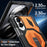 For Samsung Galaxy Z Fold8 Magnetic Case TPU + PC Kickstand Phone Cover Drop Protection - Orange - 7