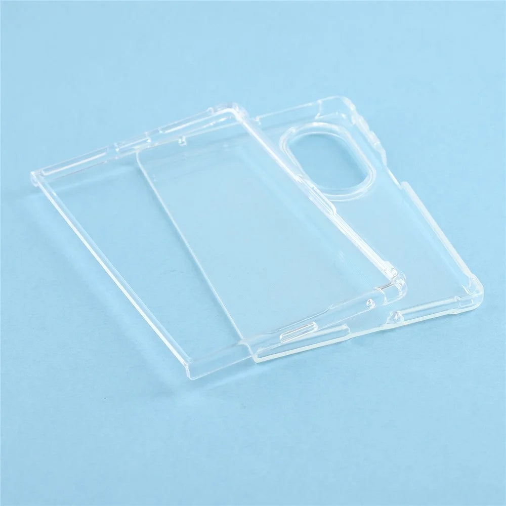 For Samsung Galaxy Z Fold8 Case Crystal Clear TPU Phone Cover with Reinforced Corner - Transparent - 3