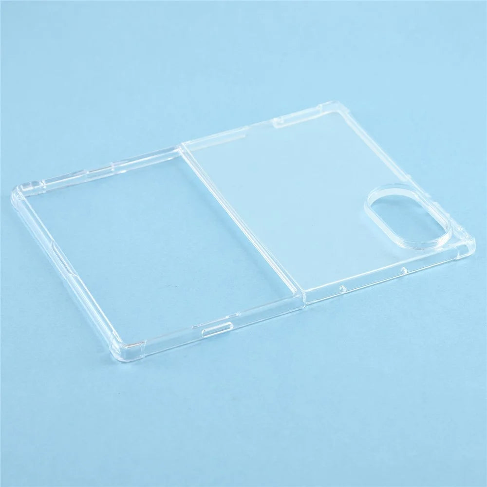 For Samsung Galaxy Z Fold8 Case Crystal Clear TPU Phone Cover with Reinforced Corner - Transparent - 5