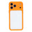 For iPhone 17 Pro Max Case Large Window TPU + PC Rubberized Phone Cover with Wrist Strap - Orange - 3