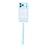 For iPhone 17 Pro Case Large Window TPU + PC Rubberized Phone Cover with Wrist Strap - Blue - 2