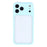 For iPhone 17 Pro Case Large Window TPU + PC Rubberized Phone Cover with Wrist Strap - Blue - 3