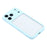 For iPhone 17 Pro Case Large Window TPU + PC Rubberized Phone Cover with Wrist Strap - Blue - 5