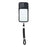For iPhone 16 Pro Max Case Large Window TPU + PC Rubberized Phone Cover with Wrist Strap - Black - 2