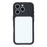 For iPhone 16 Pro Max Case Large Window TPU + PC Rubberized Phone Cover with Wrist Strap - Black - 3