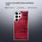 For Samsung Galaxy S26 Ultra Case Electroplated Crocodile Texture Shockproof Leather Back Cover - Red - 2