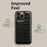 For iPhone 17 Pro Max Case Electroplated Crocodile Texture Shockproof Leather Back Cover - Black - 2
