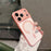 For iPhone 17 Pro Max Magnetic Case Frosted Color Matching Leather + PC + TPU Shockproof Phone Cover - Pink - 1