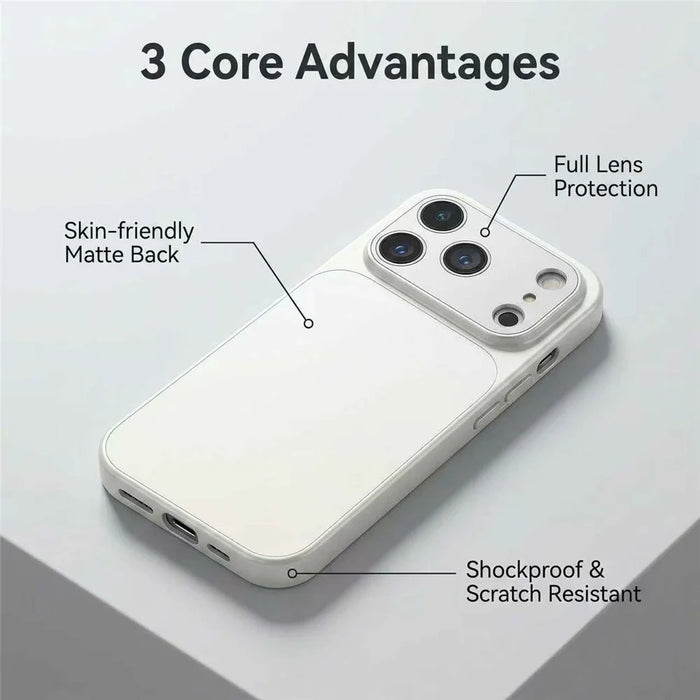 For iPhone 17 Pro Max Case PU Leather + PC + TPU Gradient Anti-fingerprint Matte Back Cover - Orange - 3