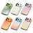 For iPhone 17 Pro Max Case PU Leather + PC + TPU Gradient Anti-fingerprint Matte Back Cover - Orange - 5