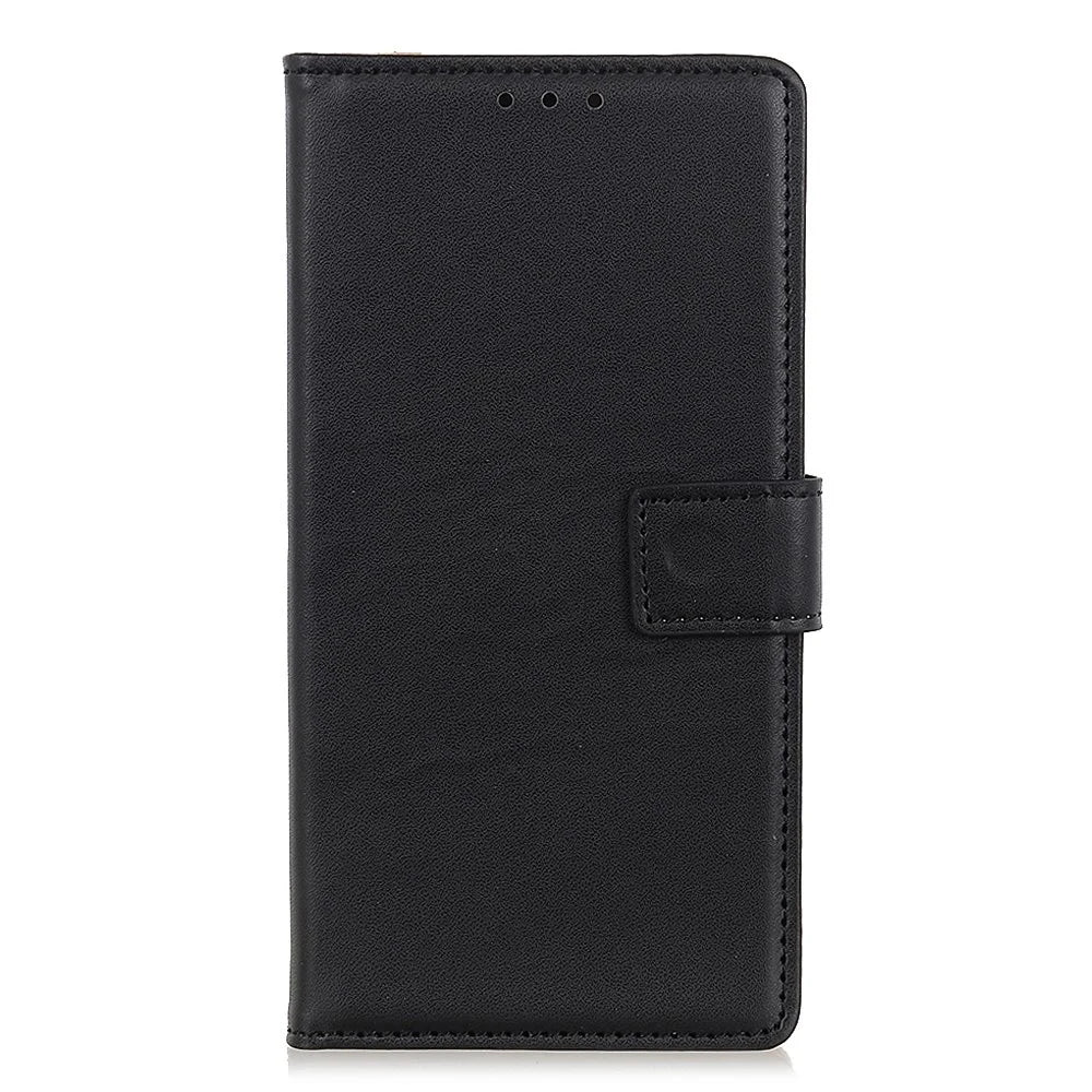 For Samsung Galaxy A34 5G Anti-scratch PU Leather Cell Phone Cover Stand Wallet Smartphone Case - Black - 7