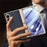 For Samsung Galaxy Z Fold8 Case Hinge Kickstand Tech Fabric Phone Back Cover with Privacy Tempered Glass Film - Black - 7