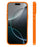 For iPhone 16 Pro Max Magnetic Case TPU Frame Clear PC Back Anti-drop Phone Cover - Orange - 2