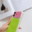 For iPhone 17 Case Contrast Color PC + TPU Phone Cover - White  /  Green  /  Pink - 4