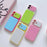 For iPhone 17 Case Contrast Color PC + TPU Phone Cover - White  /  Green  /  Pink - 6