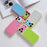 For iPhone 17 Pro Case Contrast Color PC + TPU Phone Cover - Yellow  /  White  /  Blue - 4
