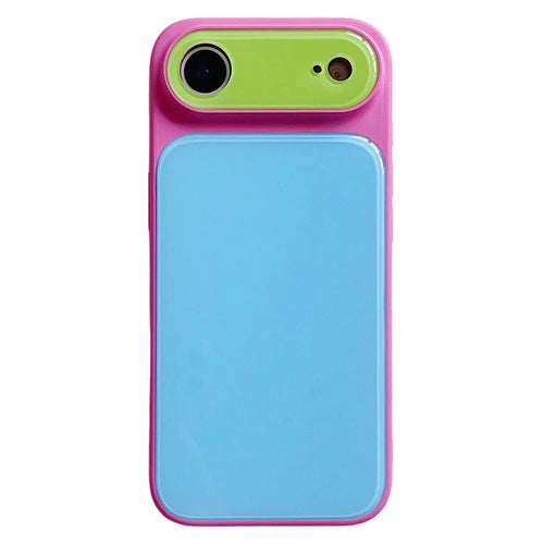 For iPhone Air Case Contrast Color PC + TPU Phone Cover - Red  /  Blue  /  Green - 1