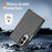 For Samsung Galaxy Z Fold8 Case Skin Touch TPU Frame Acrylic Back Phone Cover - Black - 6